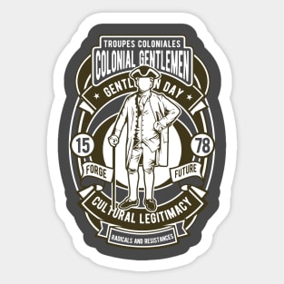 Colonial Gentlemen Sticker